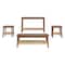 Alaterre Furniture Calais 4 Piece Set, Coffee Table, 2 End Tables and Console ANCA1170R2 - alternate 6